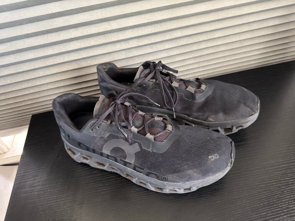 On CloudTec Running Shoes Black Athletic Sneakers Men’s US 13 EU 46